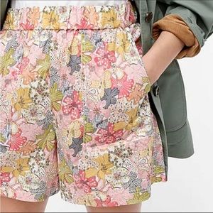 jcrew Liberty floral shorts